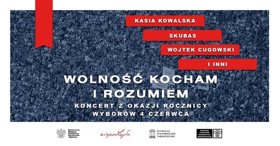 Biuro Niepodległa zaprasza 4 czerwca 2021 na wysłuchanie koncertu z piosenkami Krzysztofa Krawczyka 